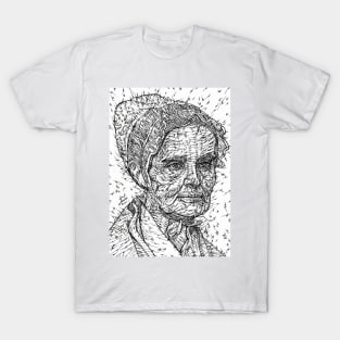 LUCRETIA MOTT ink portrait T-Shirt